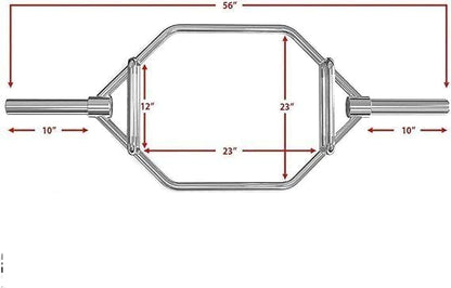 Multifunctional Hex Trap Deadlift Bar
