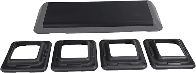 Adjustable Aerobic Step Platform with 4 Risers