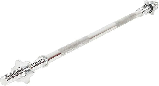 47-Inch Threaded Barbell for Weightlifting