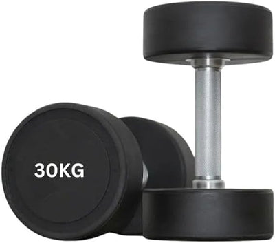 30kg PU Urethane Round Dumbbell Set (2-Pcs)