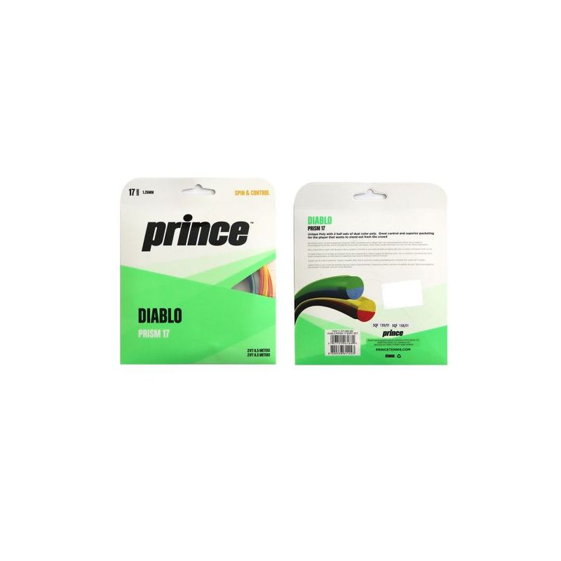 prince tennis string diablo prism 17
