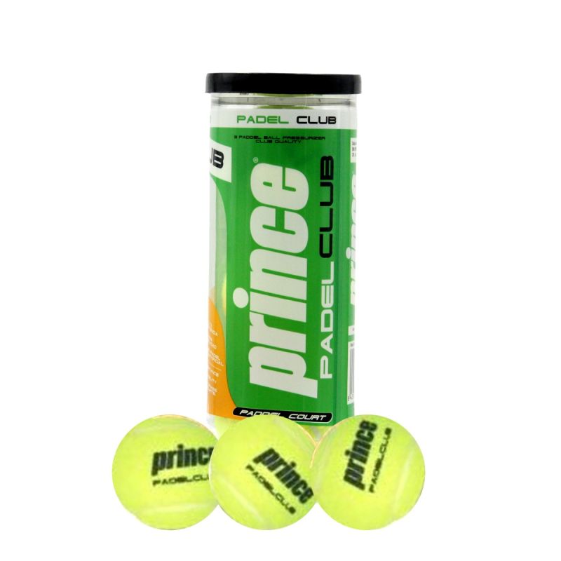 Prince Padel Club Balls – 3 Ball Can – High-Performance Padel Balls for Match & Training