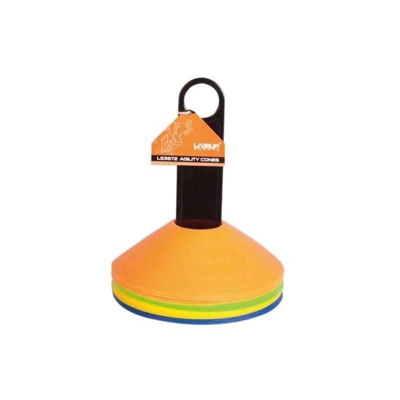 agility cones set with rack ls3672 (brand : liveup)