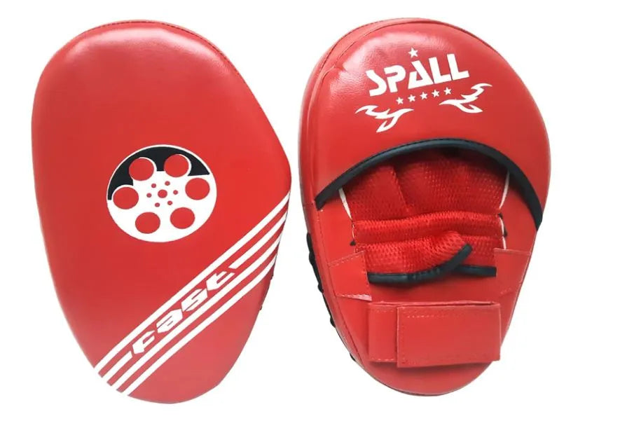 focus pad men women punching mitt height 31cm width 19cm depth 8cm blue red black for mma kickboxing sparring martial arts sparring muay thai karate training(si-1067) | ideal for all surfaces, kids & adults