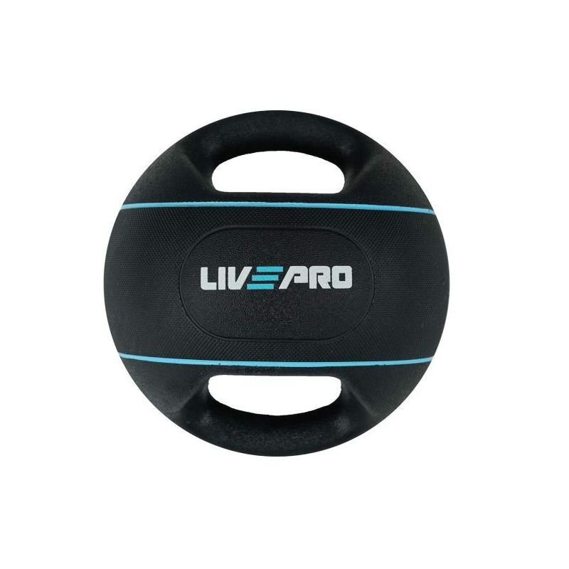 double grip medicine ball lp8111-05 blk/blu