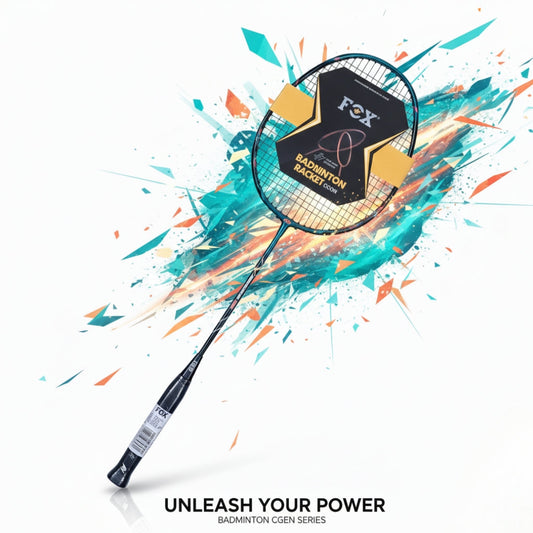 Professional Badminton Racket – Lightweight Carbon Fiber Racquet for Training & Match Play | High Tension Frame | Indoor & Outdoor Sports