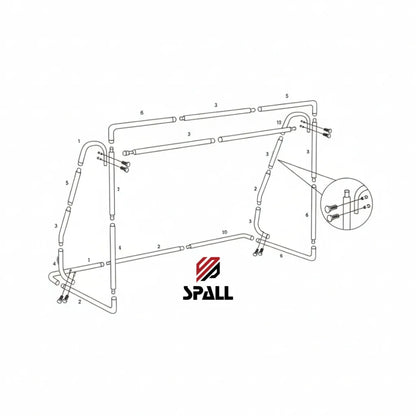 Portable Football Goal Post for Training and Match Play
