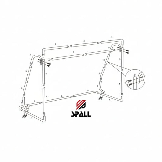 Portable Football Goal Post for Training and Match Play