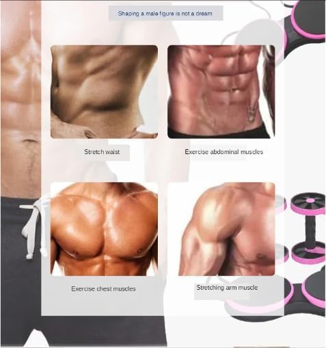 multi-functional abdominal resistance pull rope roller tool