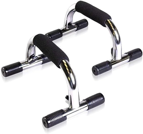 push up bar pair (black/silver)