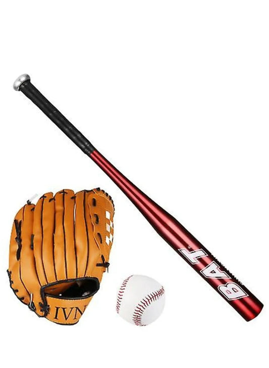 Baseball Bat And Gloves Teens Baseball Set With ball carry Bag Aluminum Alloy Safe And Durable Ideal Gift Choice For All Player 2544 | Ideal for All Surfaces, Kids & Adults | Match-Ready