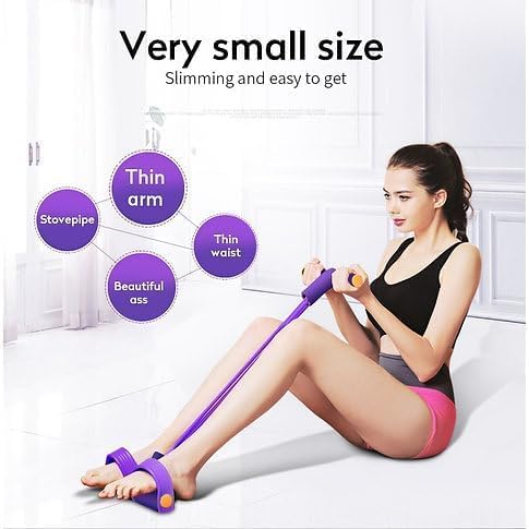 pedal puller resistance bands - 4-in-1 elastic pull rope exerciser