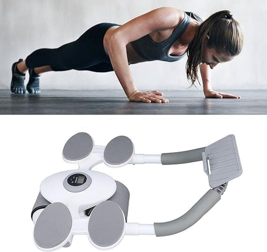 Ab Exercise Roller with Dual Arm Support