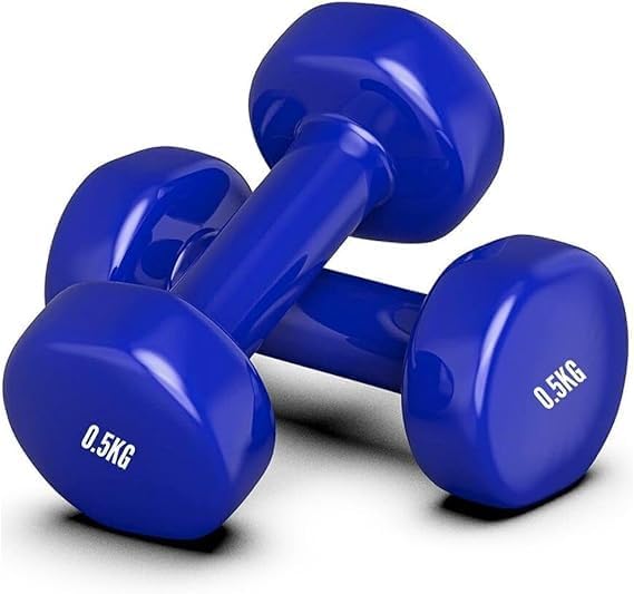 0.5kg vinyl dumbbell set
