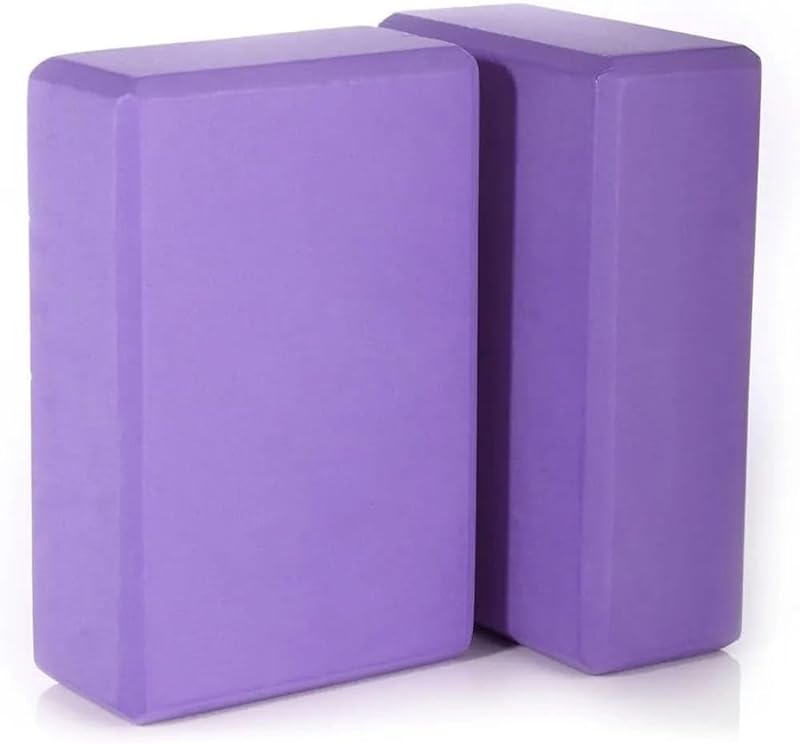 premium yoga block set (purple)