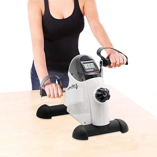 Portable Under Desk Exercise Pedal Bike for Legs & Arms
