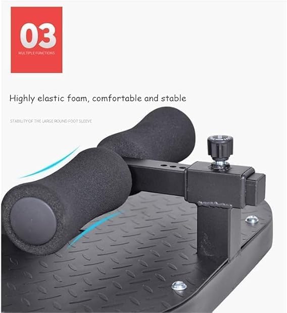 3-in-1 padded push up sit up deep sissy squat machine