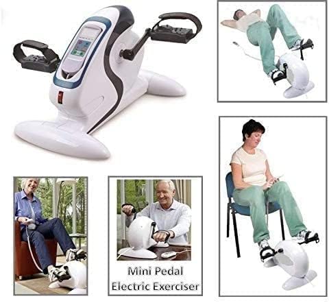 mini electric pedal exerciser bike with remote control & display