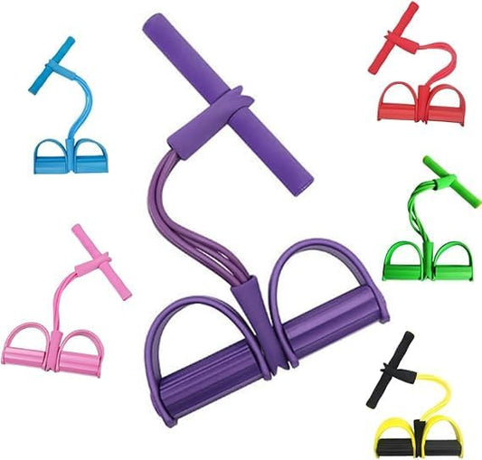 Pedal Puller Resistance Bands - 4-in-1 Elastic Pull Rope Exerciser