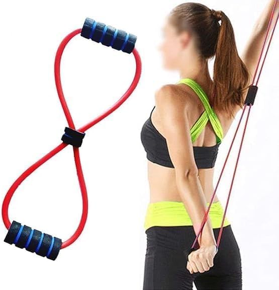 Yoga Soft Chest Expander Resistance Tube - Natural Rubber Construction