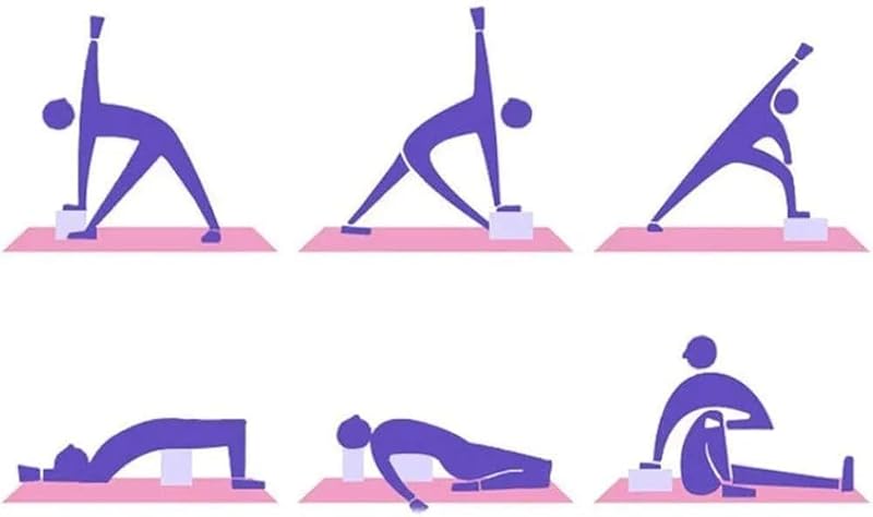 Premium Yoga Block Set (Purple)
