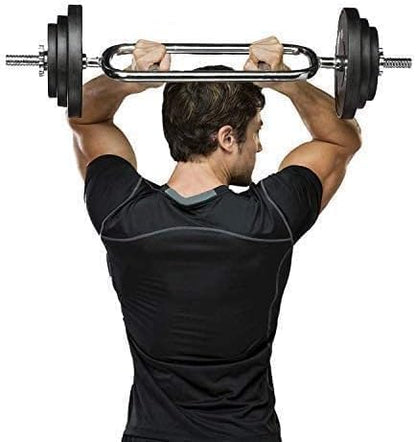 Triceps Curl Bar - Olympic Weight Lifting Bar (50mm) with Adjustable