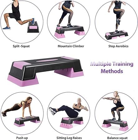 31" adjustable aerobic step platform