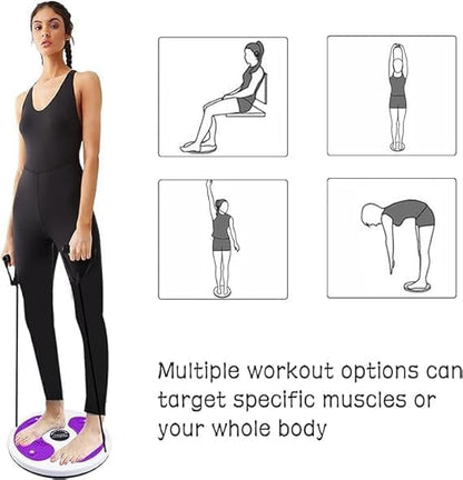 Multi-Functional Balance Board with Twist Waist Disc & Resistance