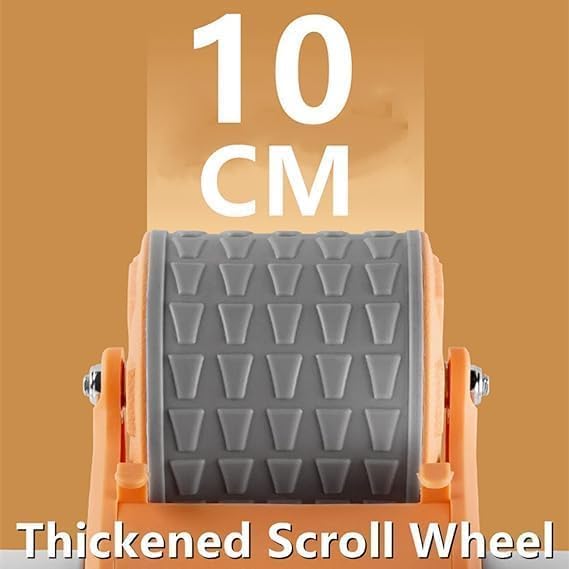 abdominal exercise roller with ergonomic elbow support & automatic