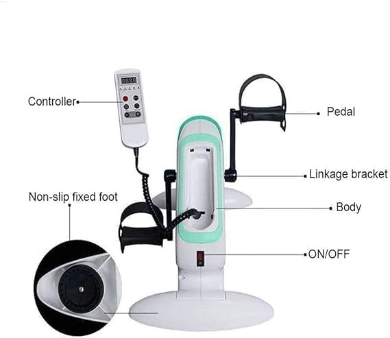 Mini Electric Pedal Exerciser Bike with Remote Control & Display