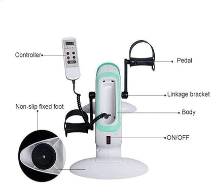 Mini Electric Pedal Exerciser Bike with Remote Control & Display