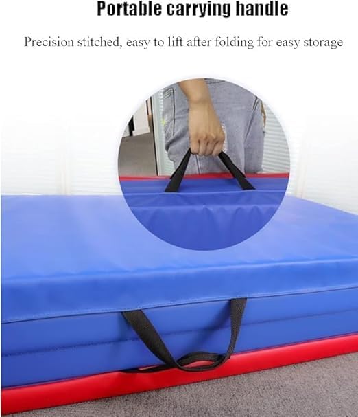 Tri-Fold Exercise Mat - 5cm Thick PU Gymnastics & Fitness Mat