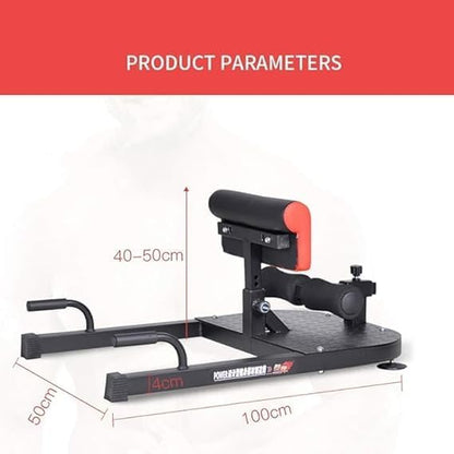 3-in-1 Padded Push Up Sit Up Deep Sissy Squat Machine