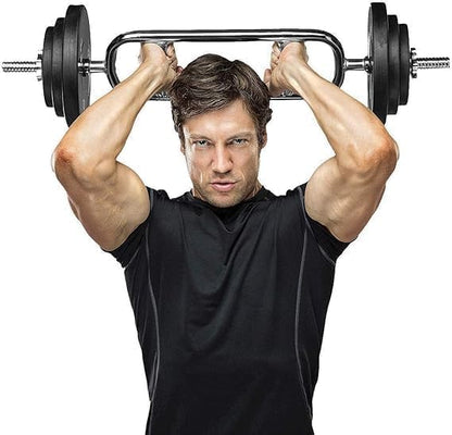 Triceps Barbell Bar - Olympic Weight Lifting Bar (30mm) with Spring