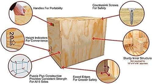 wooden plyo box for plyometric training