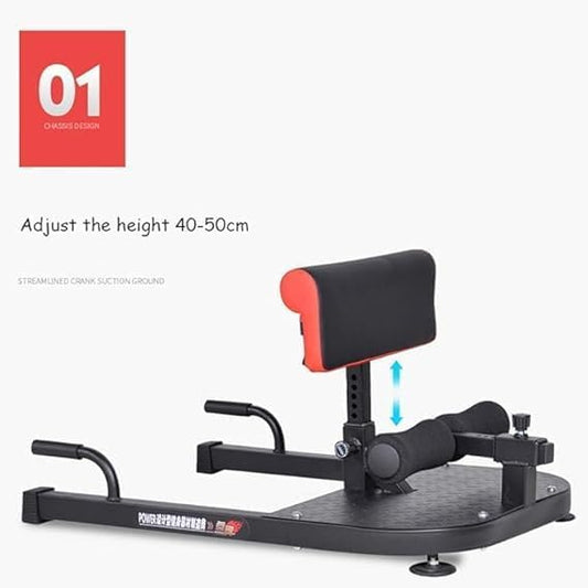3-in-1 Padded Push Up Sit Up Deep Sissy Squat Machine