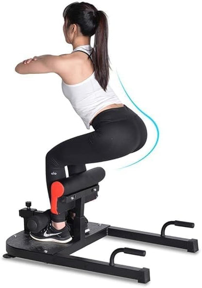 3-in-1 Padded Push Up Sit Up Deep Sissy Squat Machine