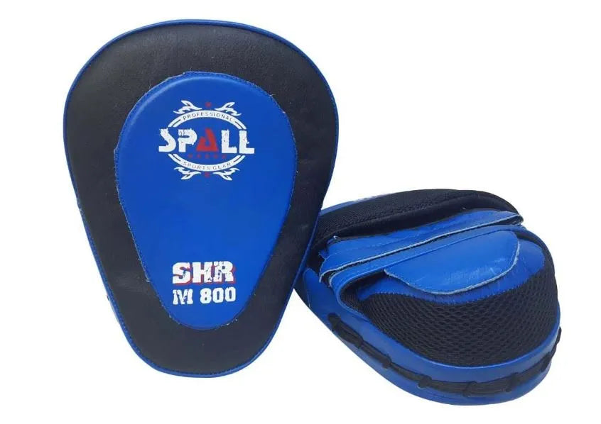 focus pad red blue curved punching mitt for kickboxing muay thai mma martial art ufc karate boxing gym practice training ideal for kids men & women(si-1060) | ideal for all surfaces, kids & adults