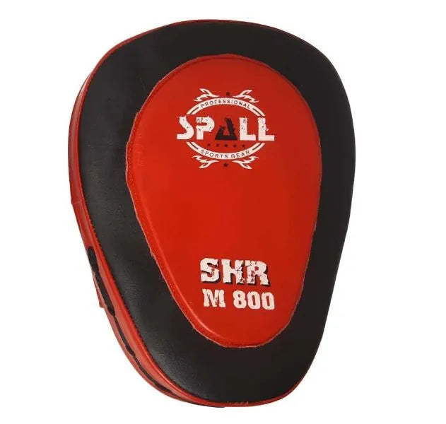 focus pad red blue curved punching mitt for kickboxing muay thai mma martial art ufc karate boxing gym practice training ideal for kids men & women(si-1060) | ideal for all surfaces, kids & adults