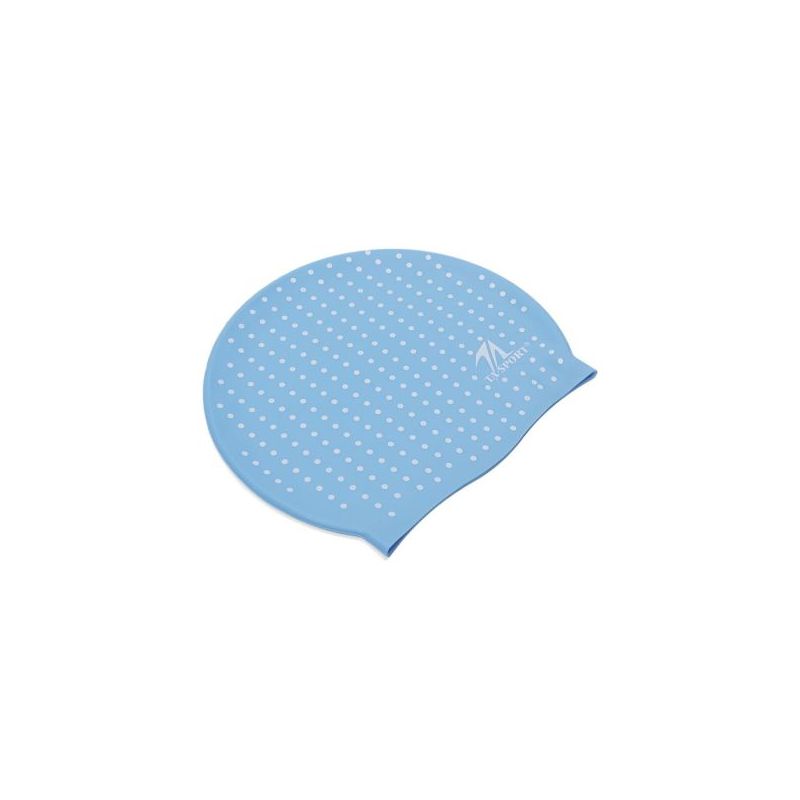 swimming cap adult silicone cap - 300 sky blue