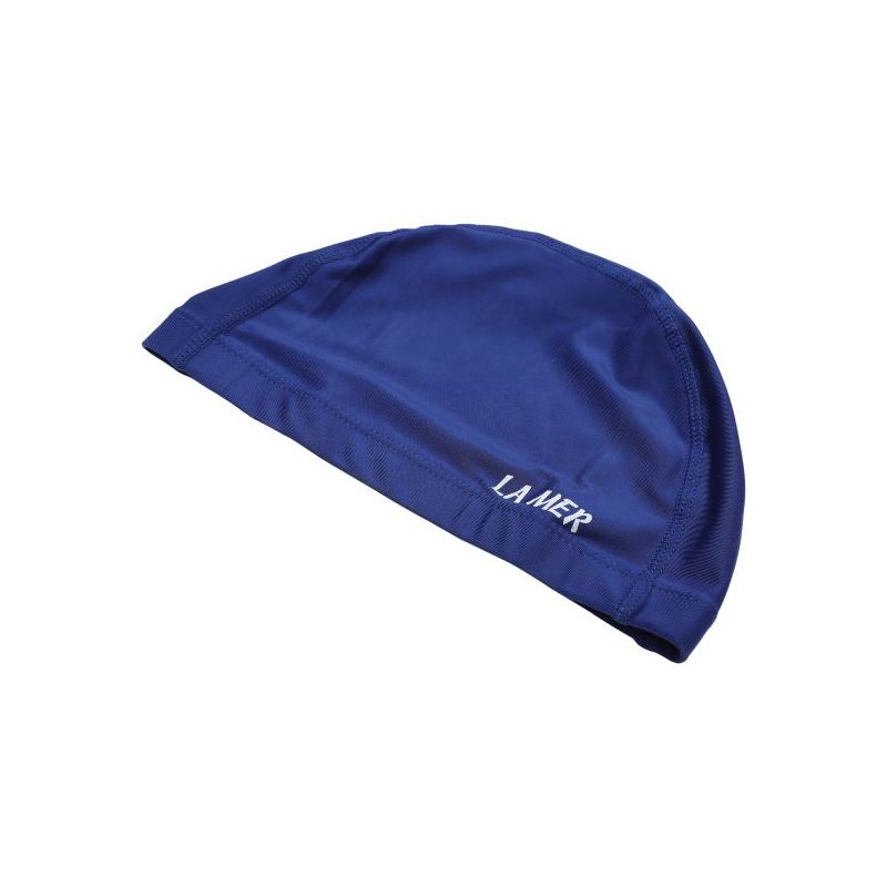 lycra cap lamer senior wide band navy blu ly02