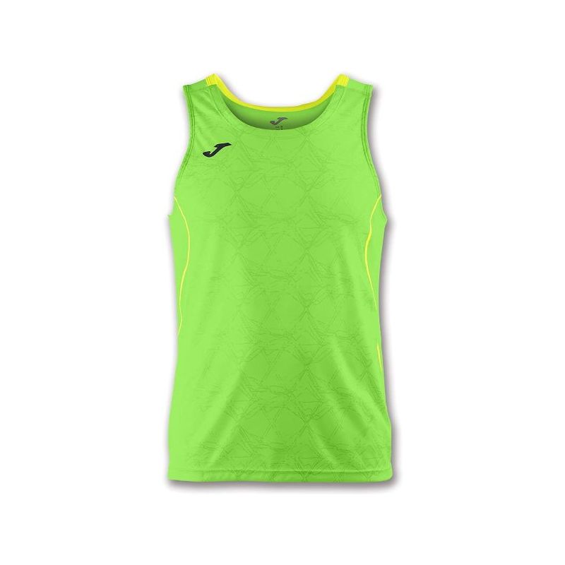 Joma T-Shirt Olimpia Green-Yellow Sleeveless