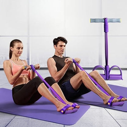Pedal Puller Resistance Bands - 4-in-1 Elastic Pull Rope Exerciser