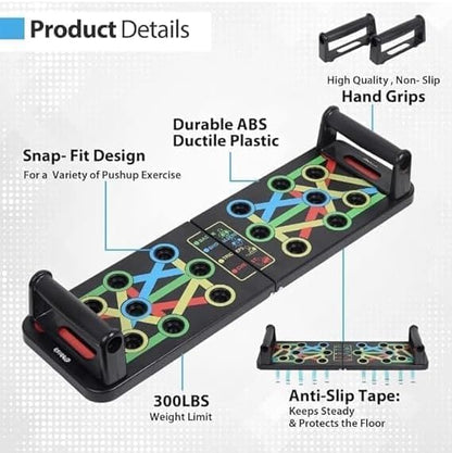 9-in-1 Bodybuilding Push-Up Board