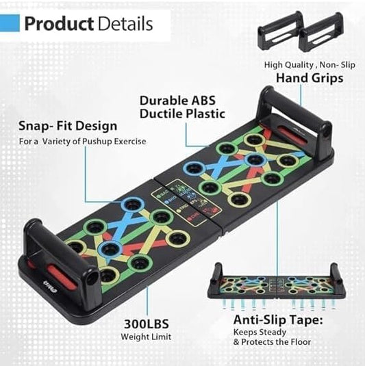 9-in-1 Bodybuilding Push-Up Board