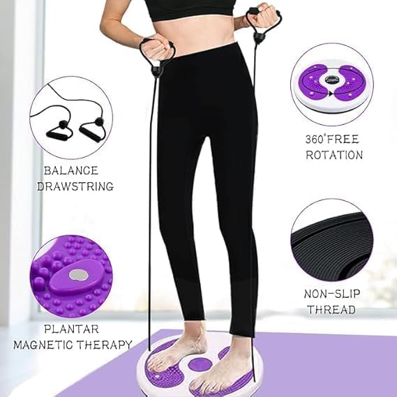 multi-functional balance board with twist waist disc & resistance
