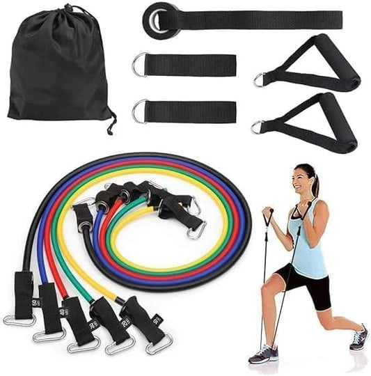 11-Piece Resistance Bands Set