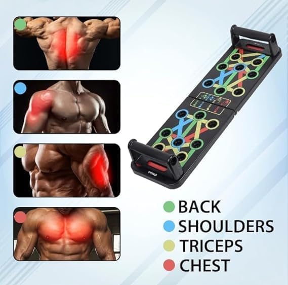 9-in-1 Bodybuilding Push-Up Board