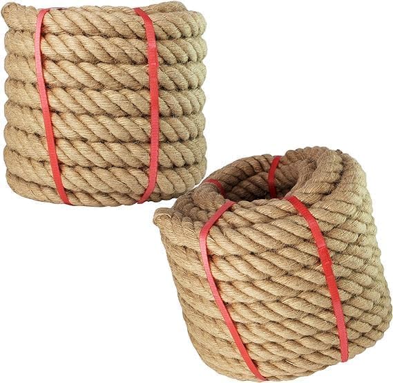 twisted manila rope - 1 inch thick, 30 meters