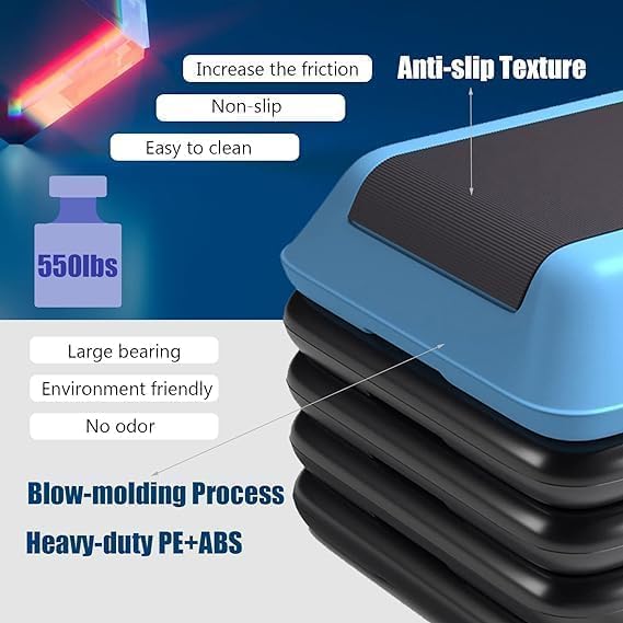 Adjustable Aerobic Step Platform